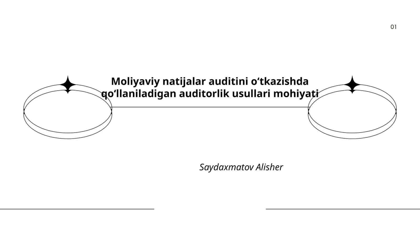 Moliyaviy natijalar auditini o‘tkazishda qo‘llaniladigan auditorlik usullari mohiyati