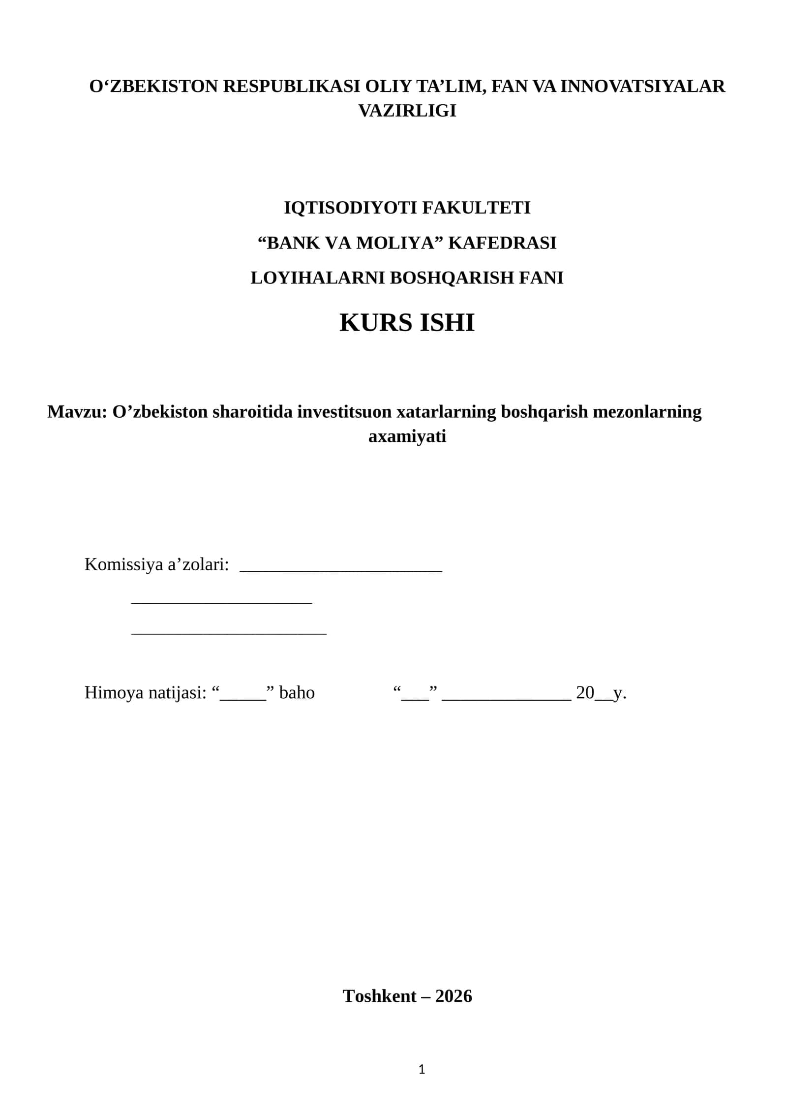 KURS ISHI
