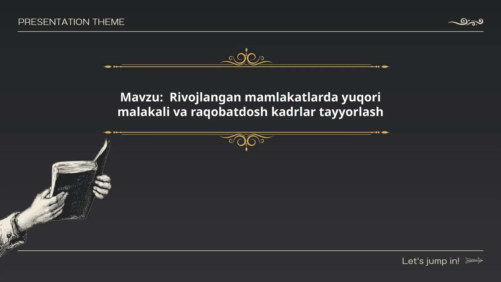 Rivojlangan mamlakatlarda yuqori malakali va raqobatdosh kadrlar tayyorlash