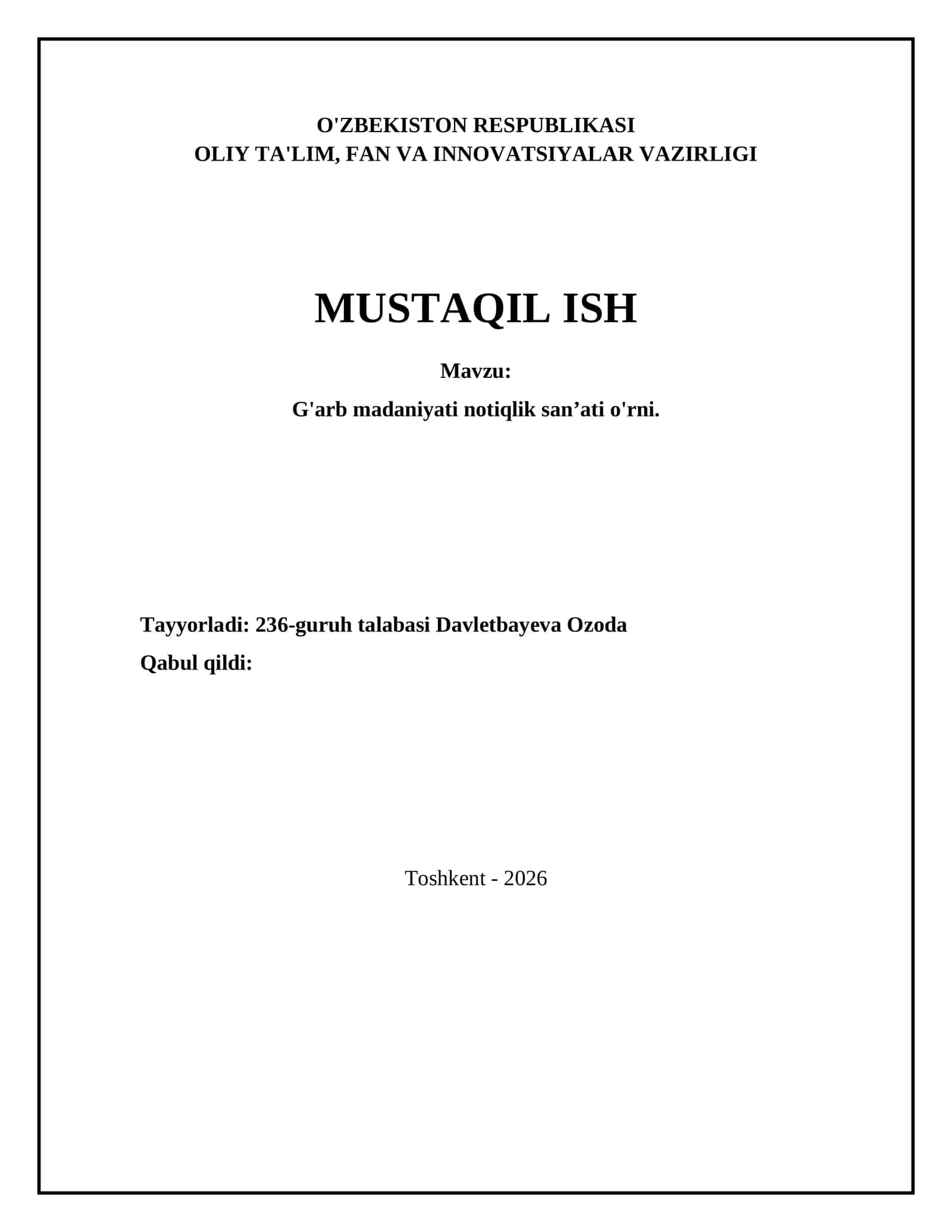 G'arb madaniyati notiqlik sanʼati o'rni