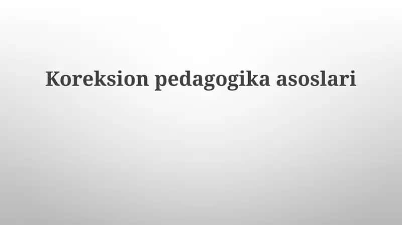 Koreksionpedagogikaasoslari
