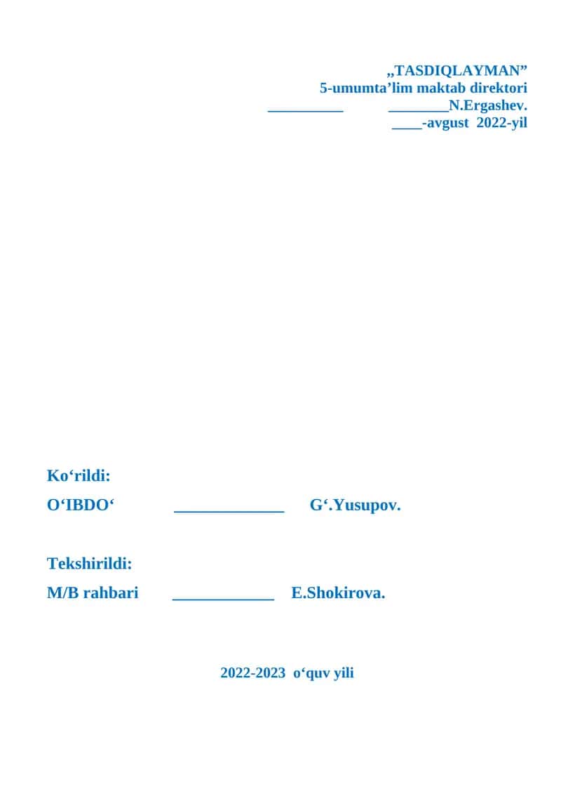 TASDIQLAYMAN 5-umumta’lim maktab direktori