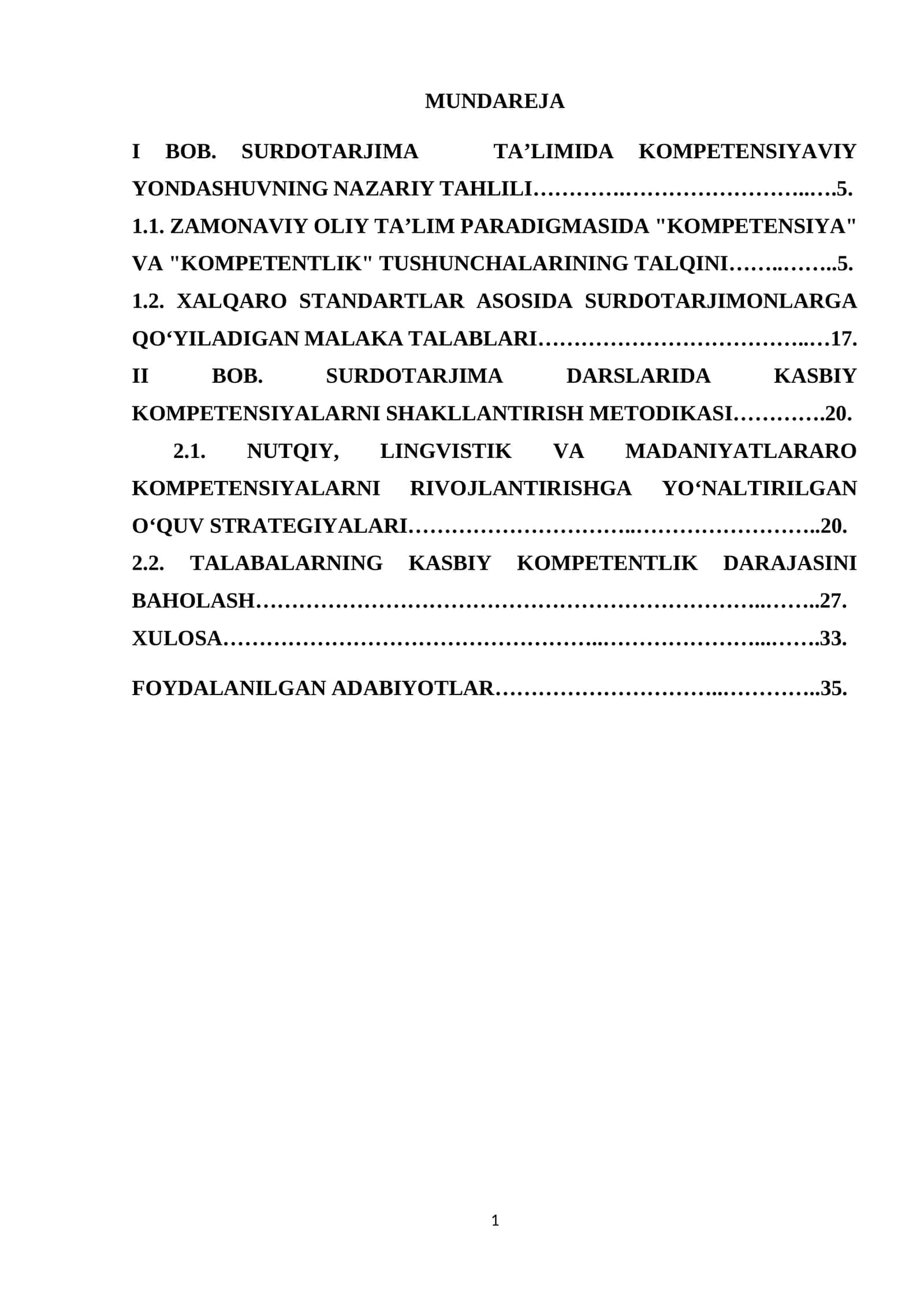 SURDOTARJIMA TA’LIMIDA KOMPETENSIYAVIY YONDASHUV