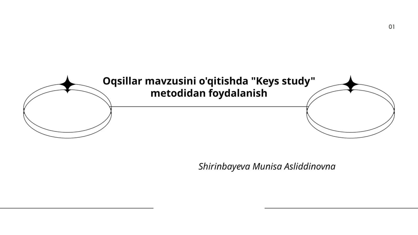 Oqsillar mavzusini o'qitishda "Keys study" metodidan foydalanish