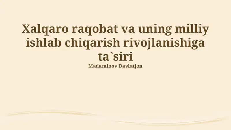 Loyihalarni moliyalashtirish manbalari