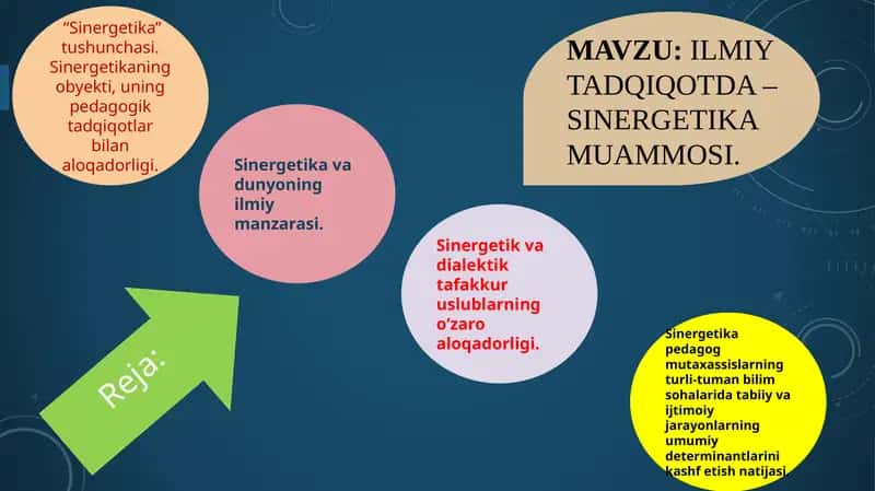 Sinergetika va dunyoning ilmiy manzarasi