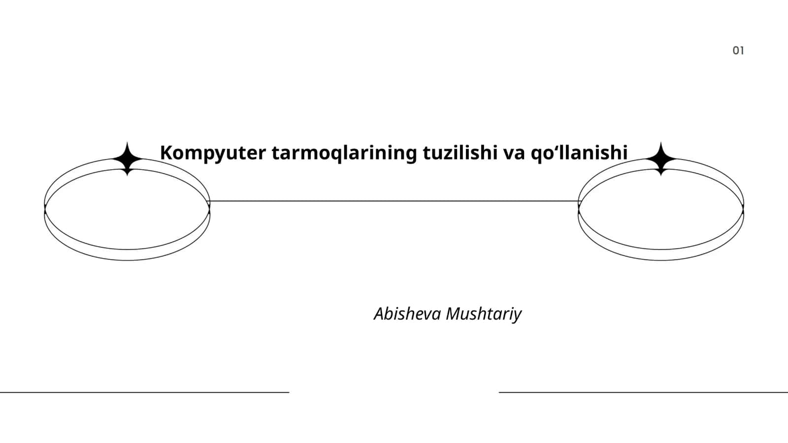 Kompyuter tarmoqlarining tuzilishi va qoʻllanishi