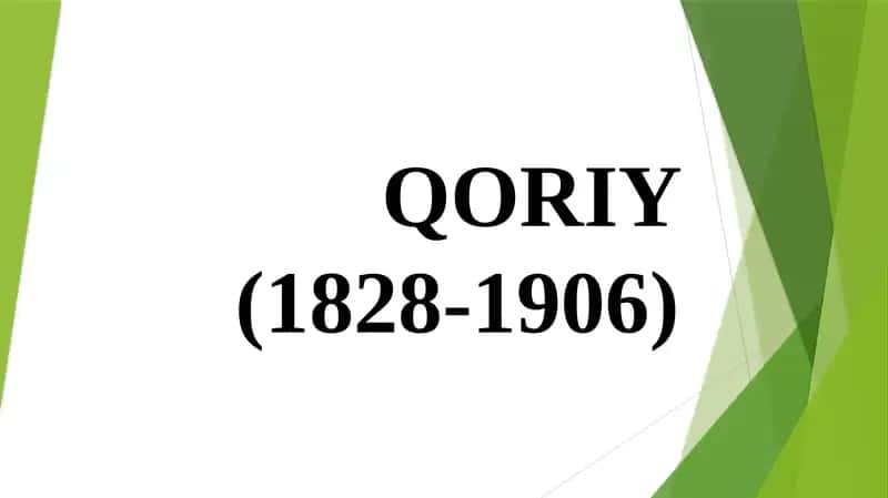 QORIY (1828-1906)