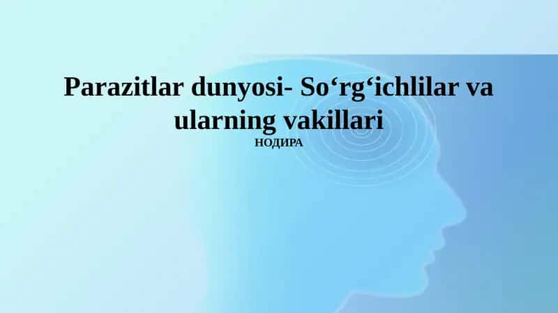 Trematodalar: Umumiy Tavsif va Biologiya