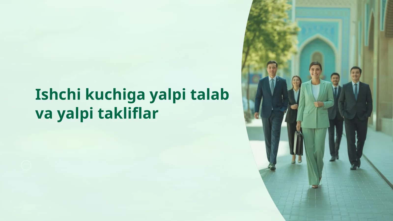 Ishchi kuchiga yalpi talab va yalpi takliflar