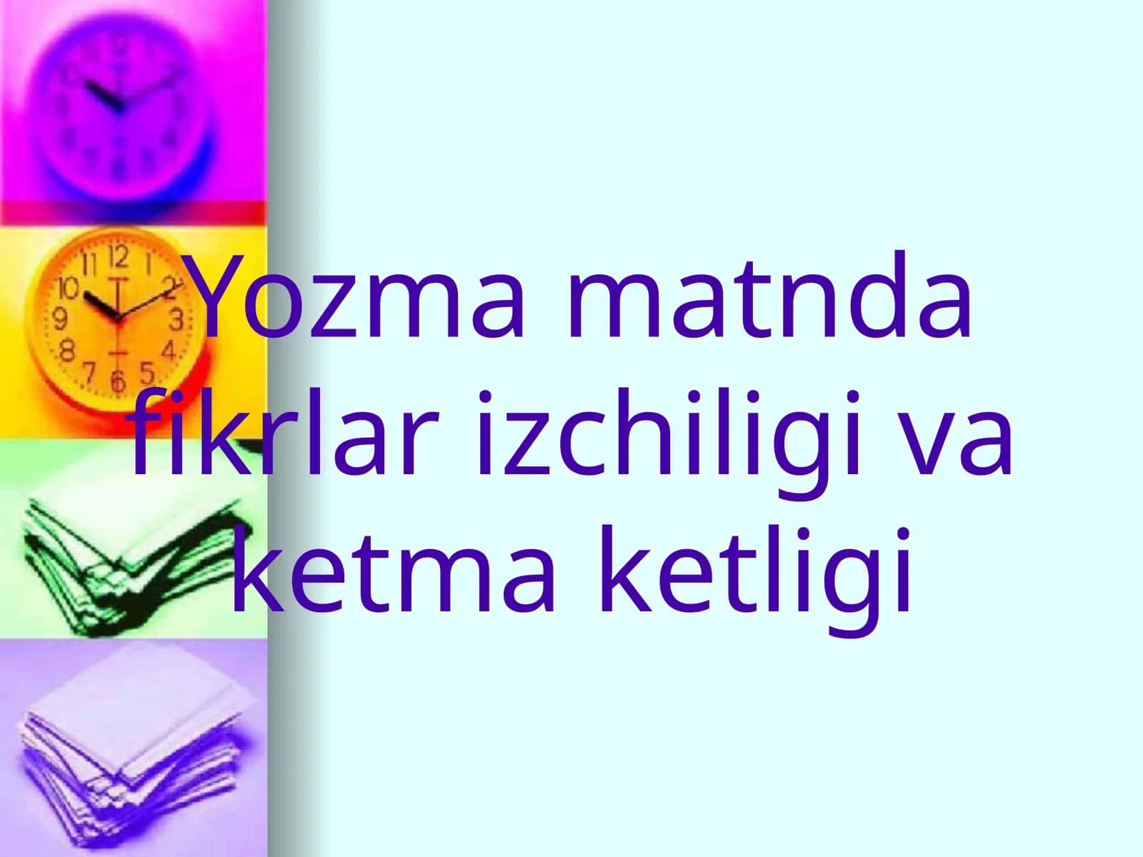 Og’zaki nutqiy muloqatga o’rgatish tinglab tushunish va gapirish