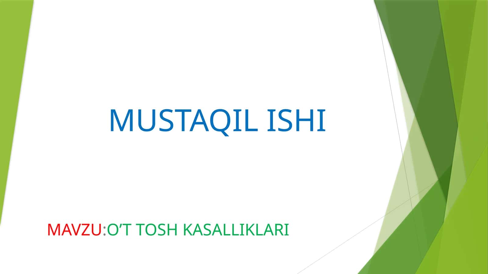 O't tosh kasalliklari