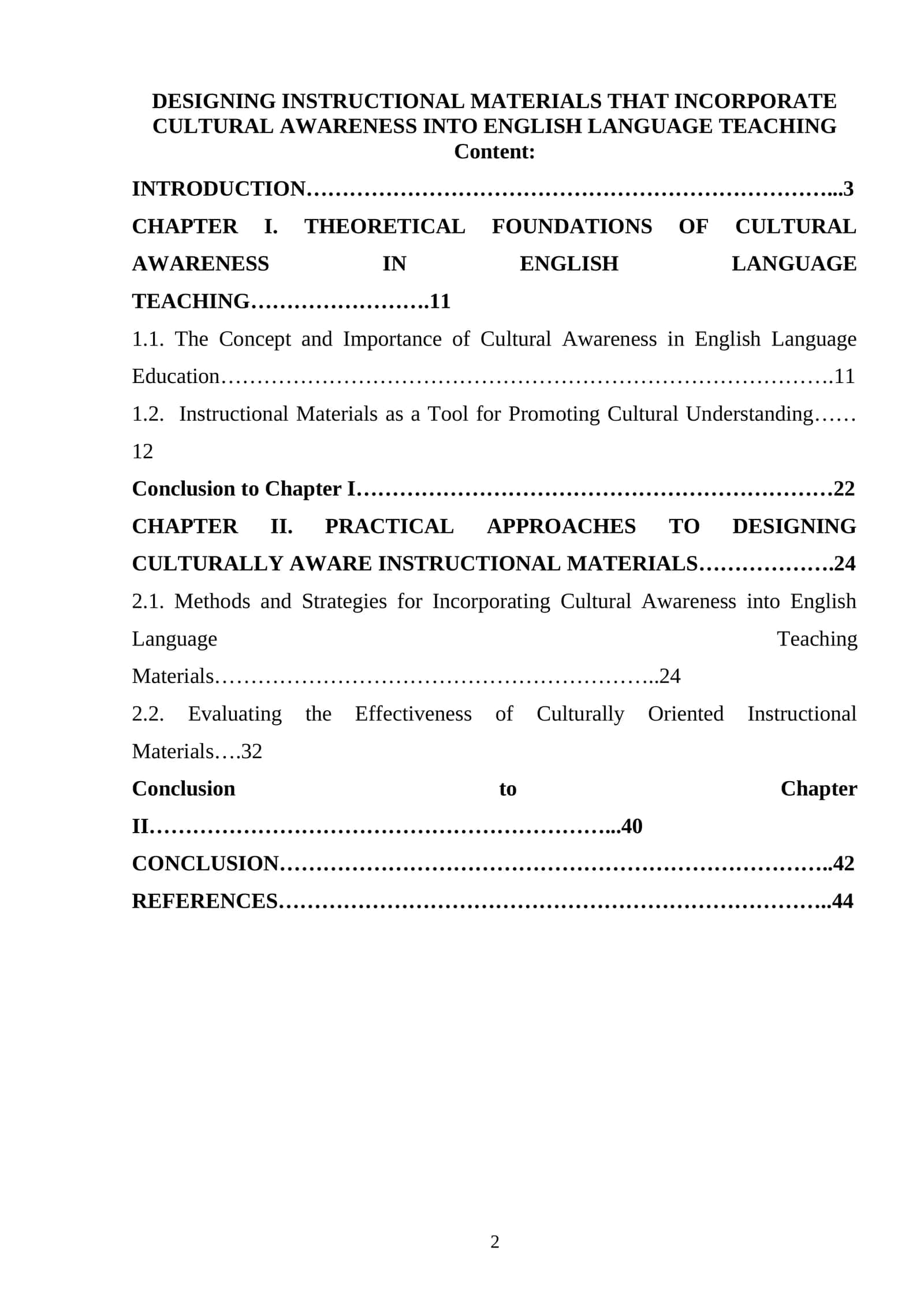 DESIGNING INSTRUCTIONAL MATERIALS THAT INCORPORATE CULTURAL AWARENESS INTO ENGLISH LANGUAGE TEACHING