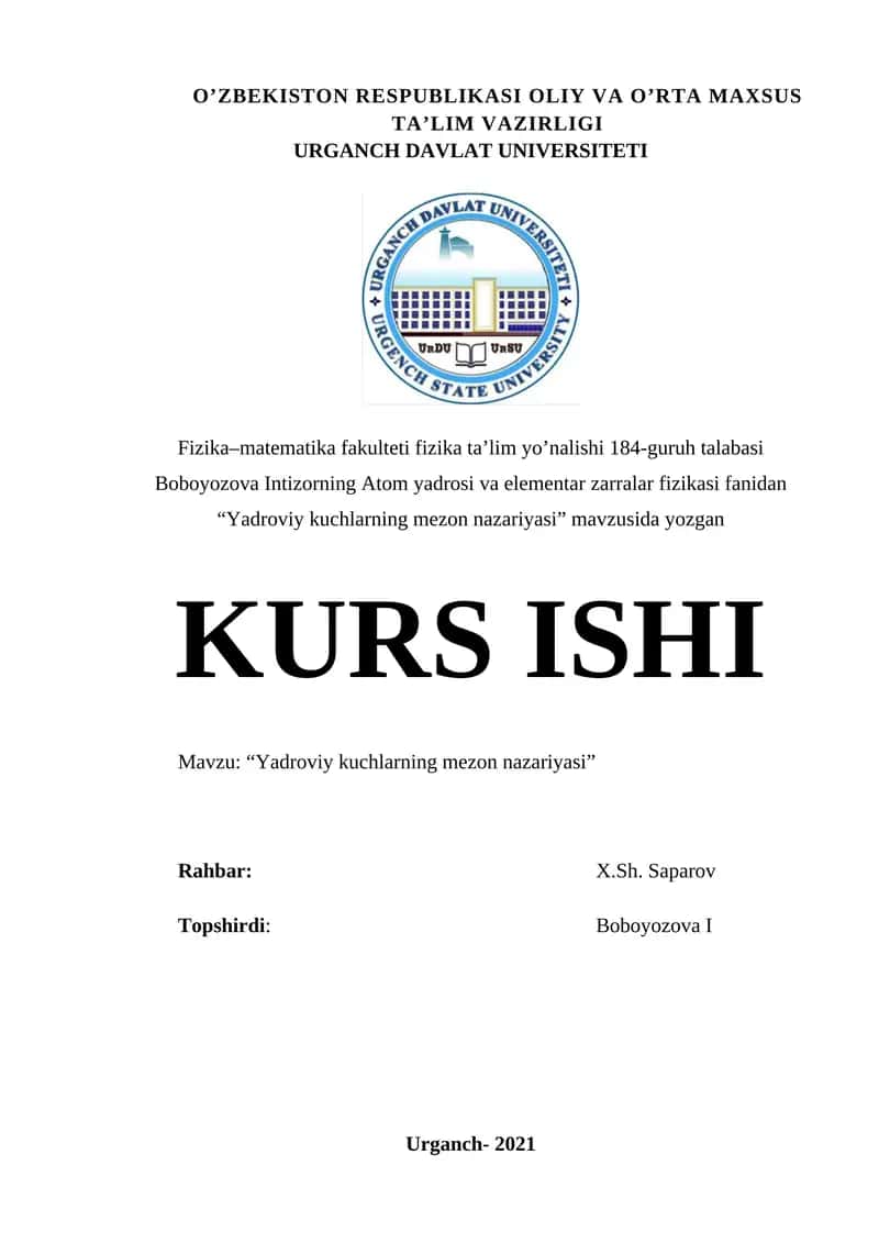 Yadroviy kuchlarning mezon nazariyasi