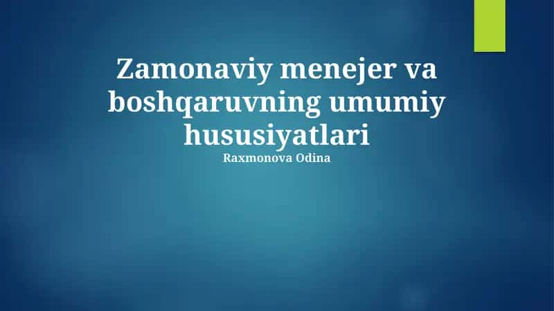 Innovatsiyalar va Texnologiyalar Ta'siri