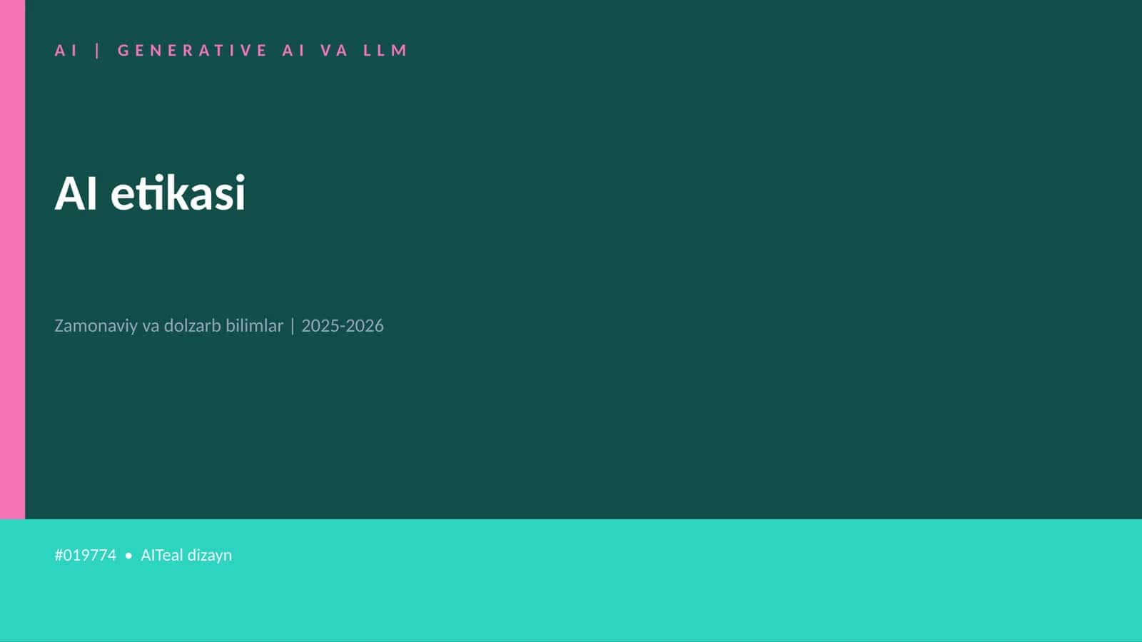 GENERATIVE AI VA LLM