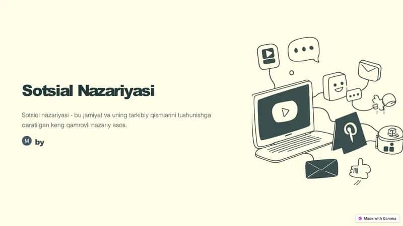 Sotsial nazariyasi