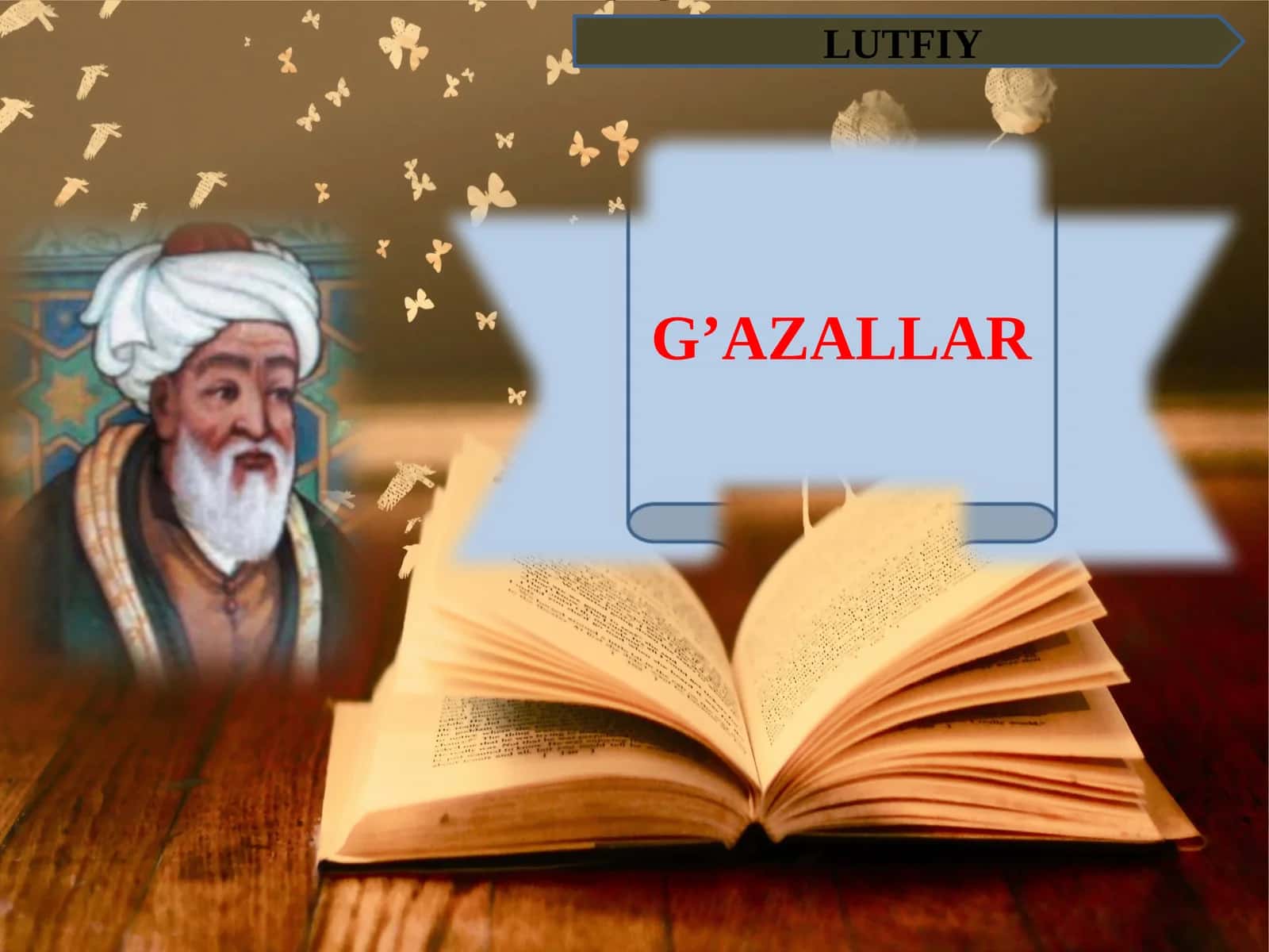 LUTFIY G’AZALLAR «QILADURG'ON BU KO'NGULDUR, BU KO'NGUL» RADIFLI G'AZAL