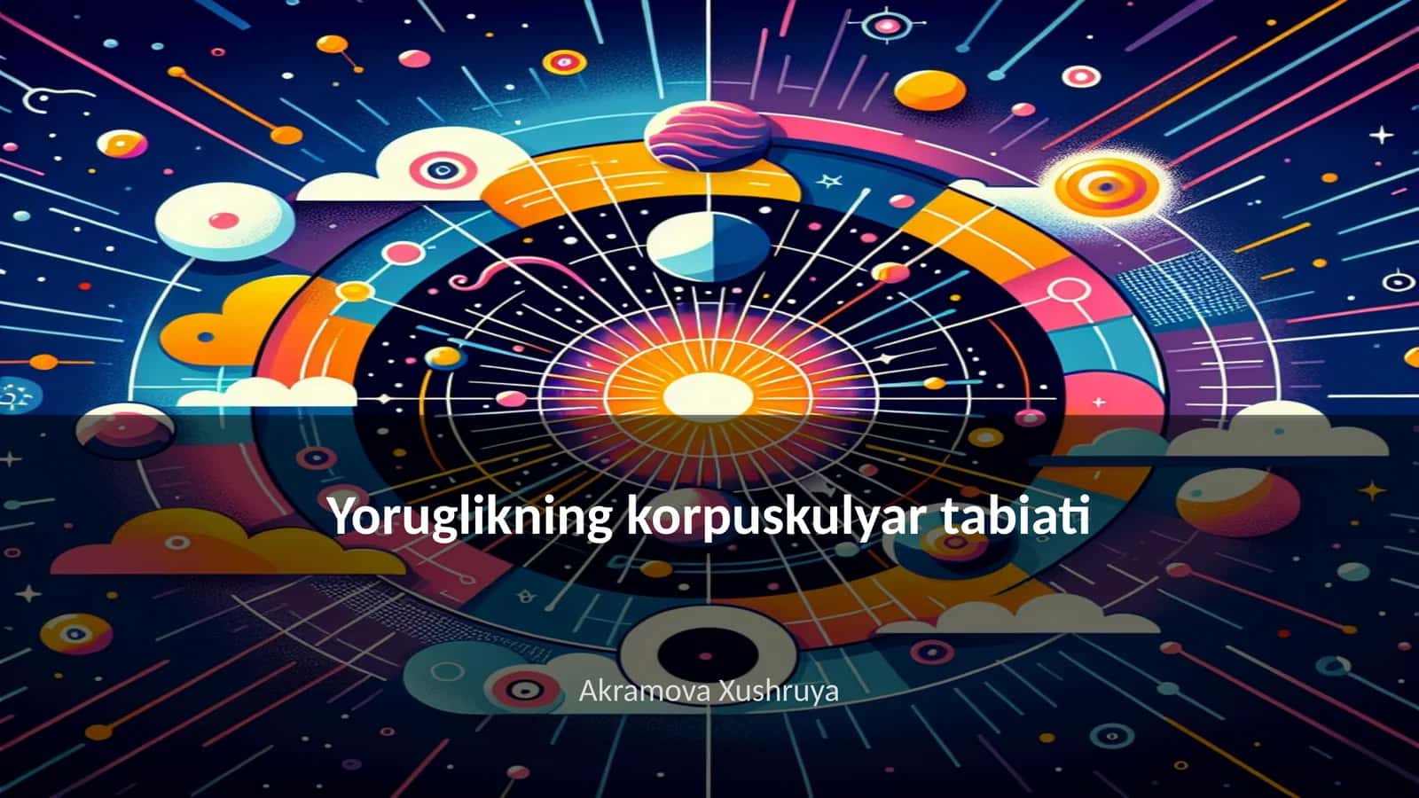 Yoruglikning korpuskulyar tabiati
