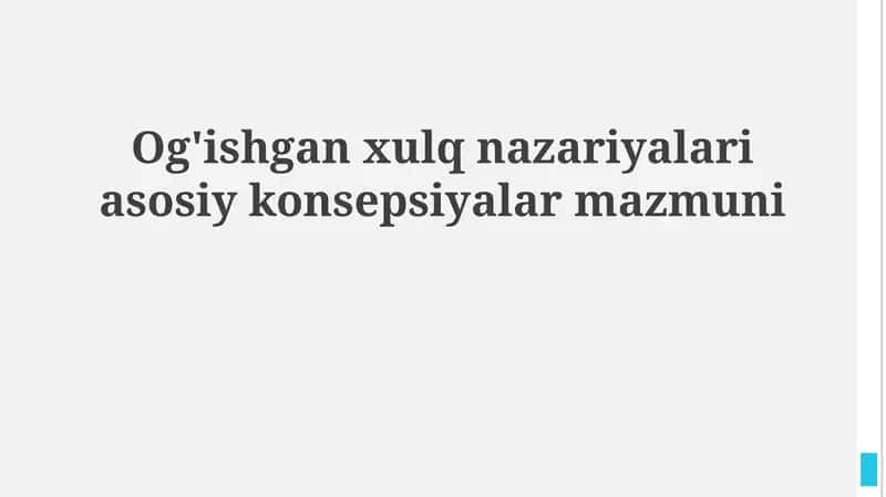 Deviant xulq-atvor nazariyalari