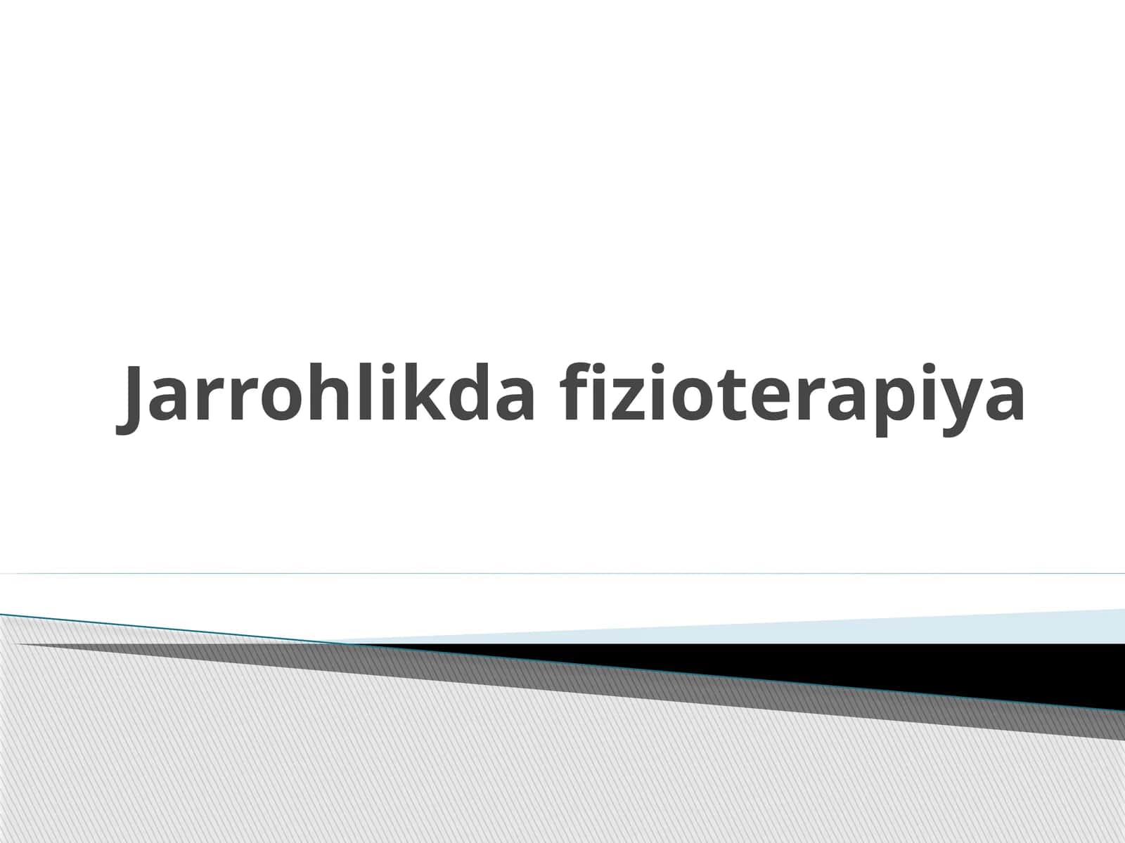 Fizioterapiya