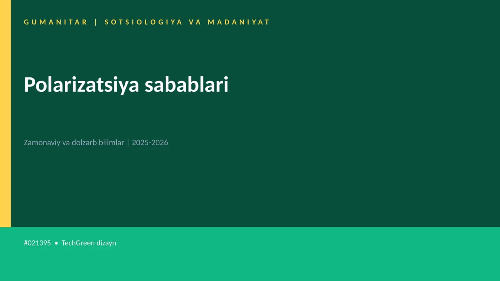Polarizatsiya sabablari
