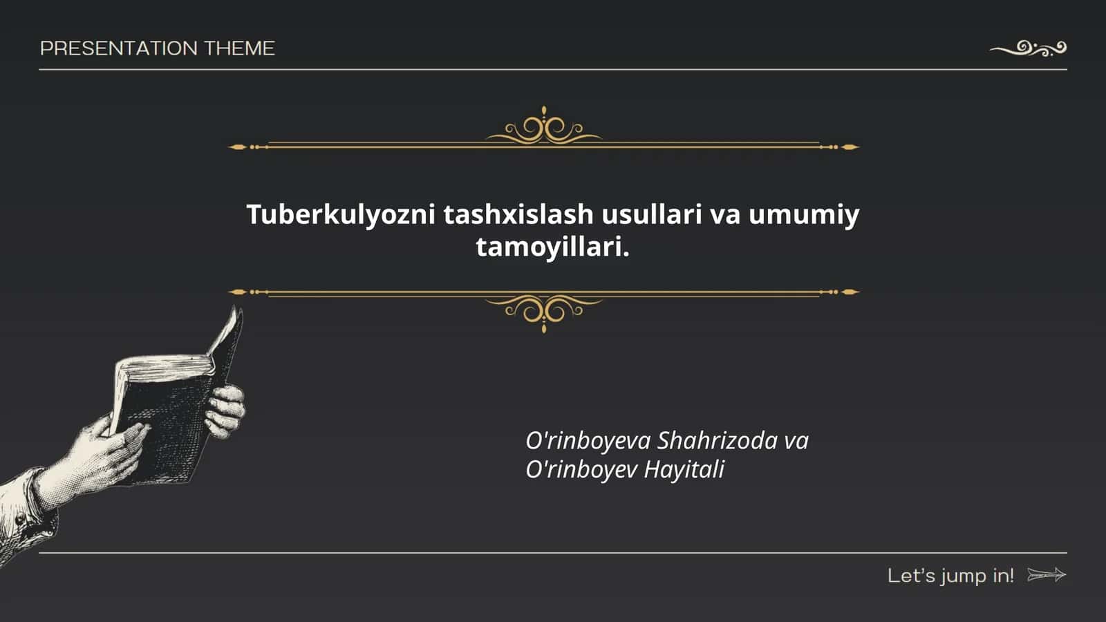 Tuberkulyozni tashxislash usullari va umumiy tamoyillari