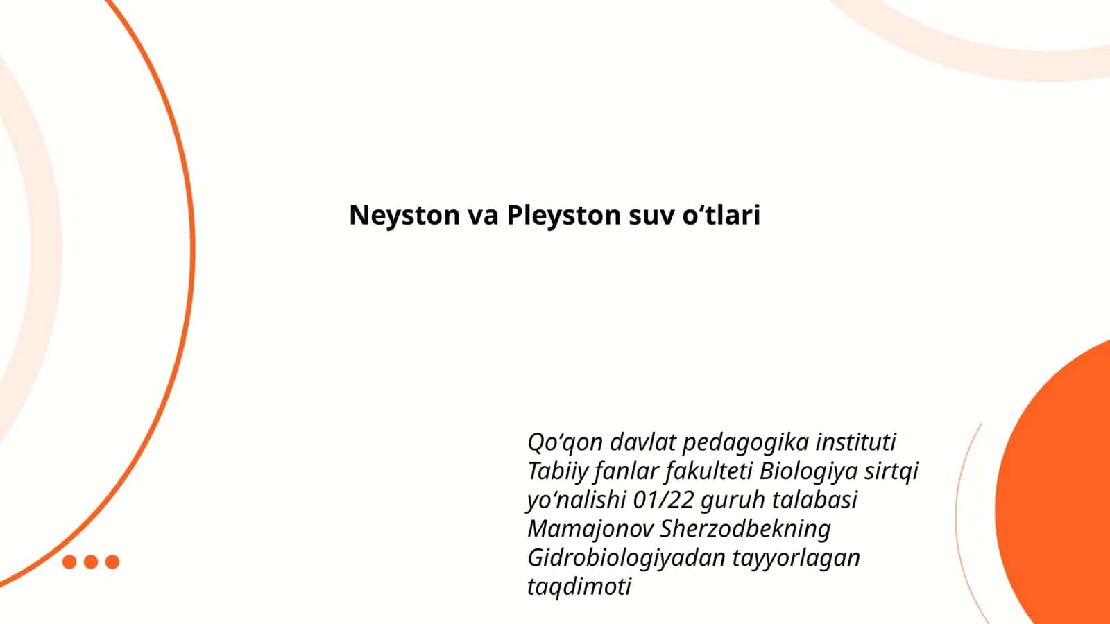 Neyston va Pleyston suv oʻtlari