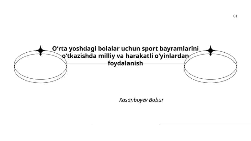 Sport bayramlari uchun milliy va harakatli o'yinlar