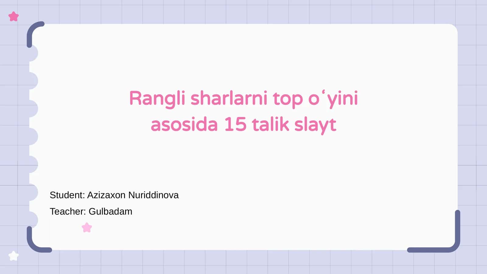 Rangli Sharlarni Top O'yini