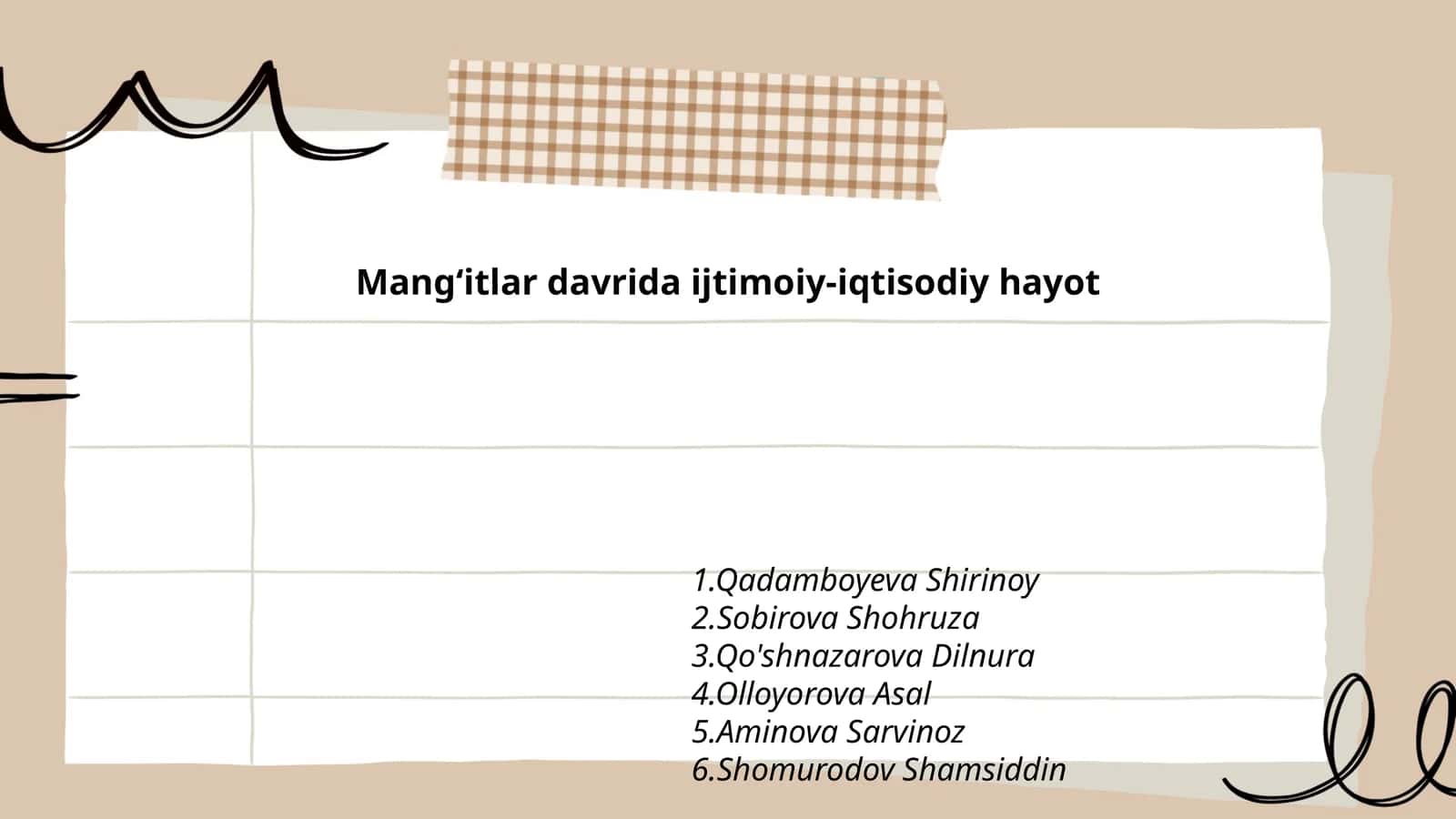 Mangʻitlar davrida ijtimoiy-iqtisodiy hayot