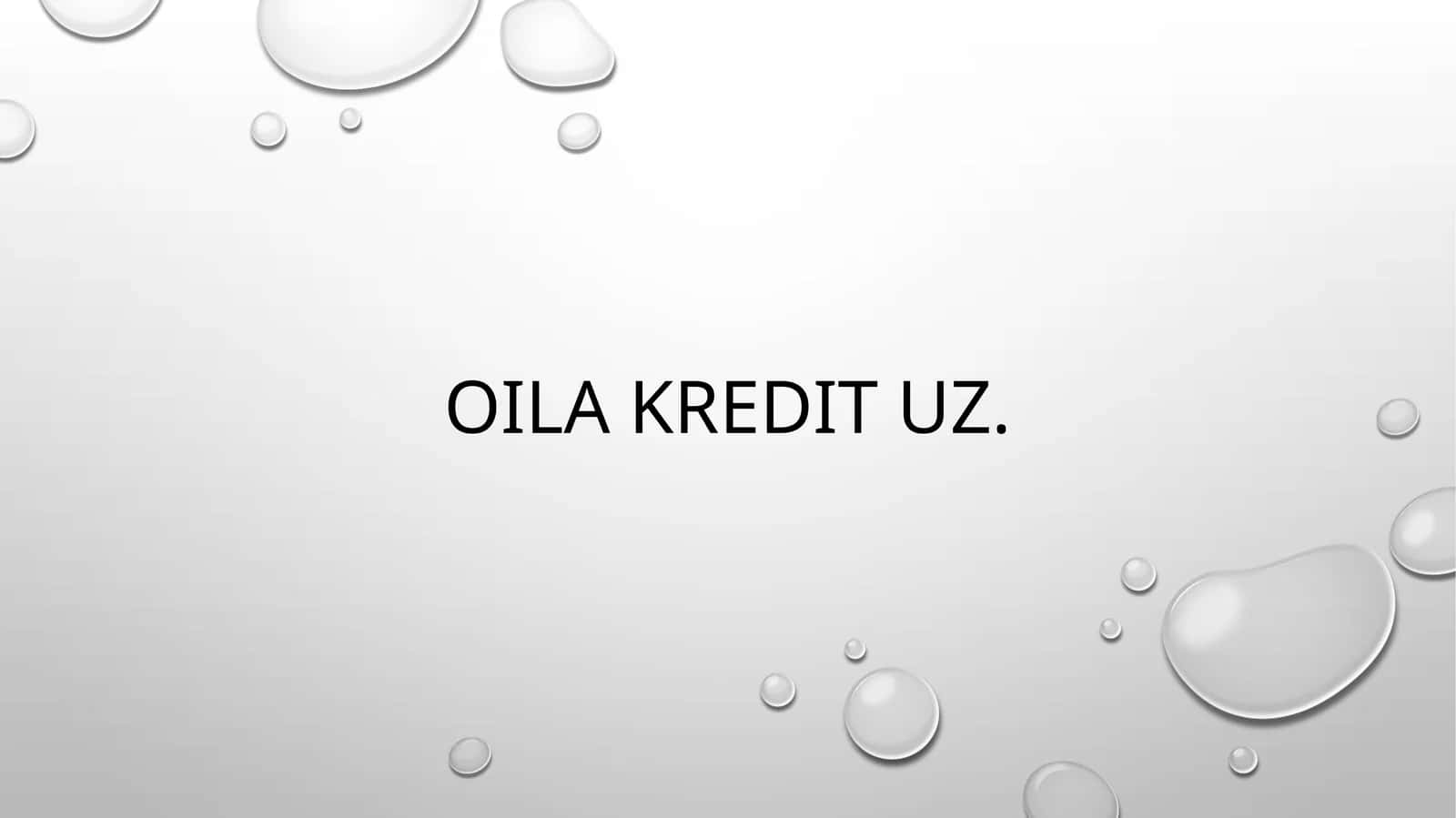 OILAVIY TADBIRKORLIK XAQIDA
