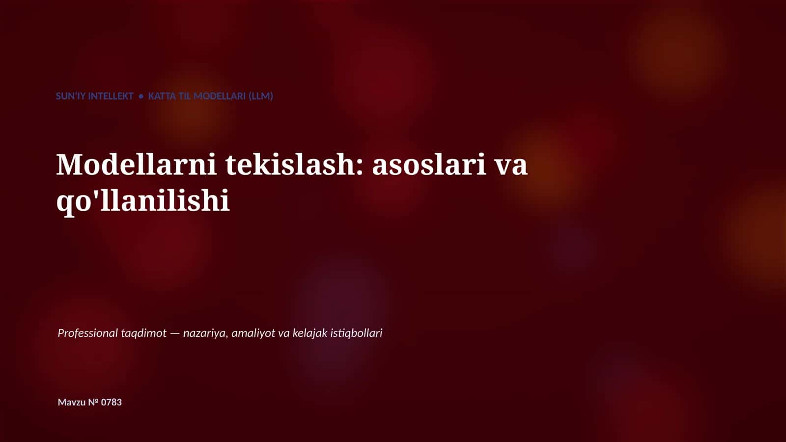 Katta Til Modellari (LLM)