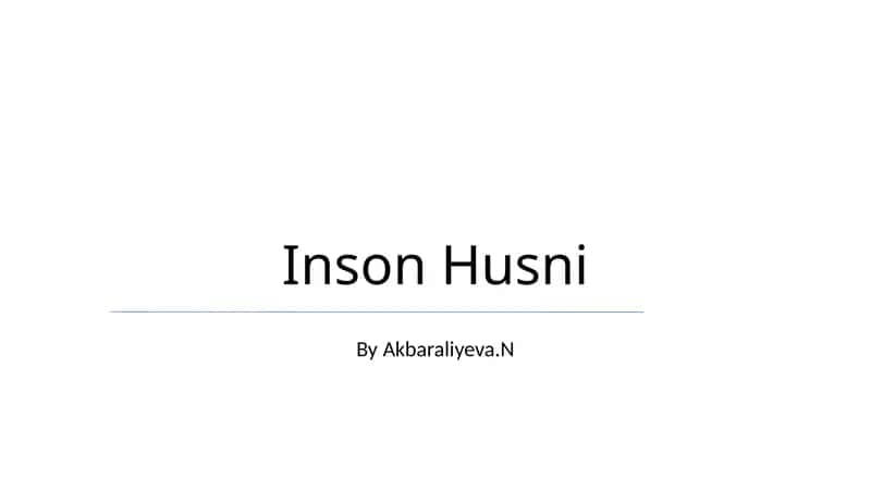 Inson Husni