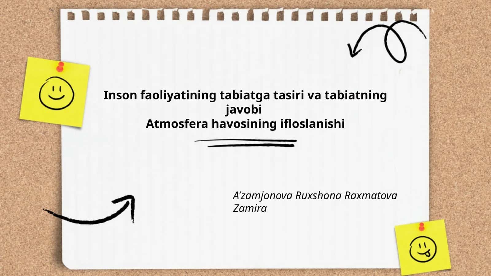 Atmosfera havosining ifloslanishi
