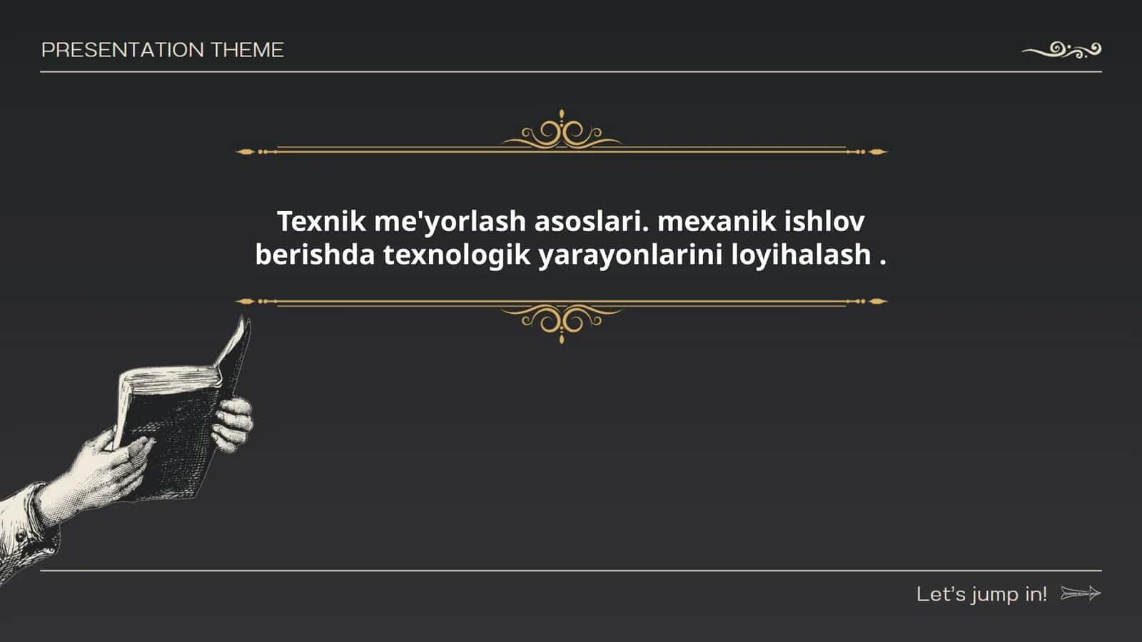 Texnik me'yorlash asoslari. mexanik ishlov berishda texnologik yarayonlarini loyihalash