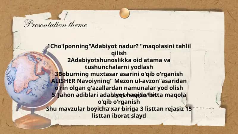Cho'lponning "Adabiyot nadur?" maqolasini tahlil qilish