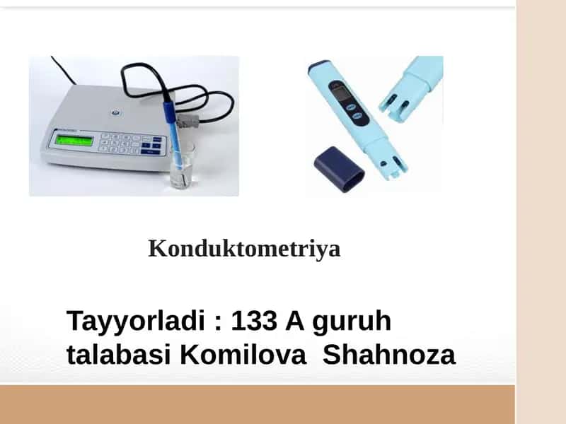 Konduktometriya