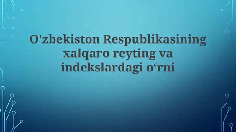 Xalqaro reyting va indekslar