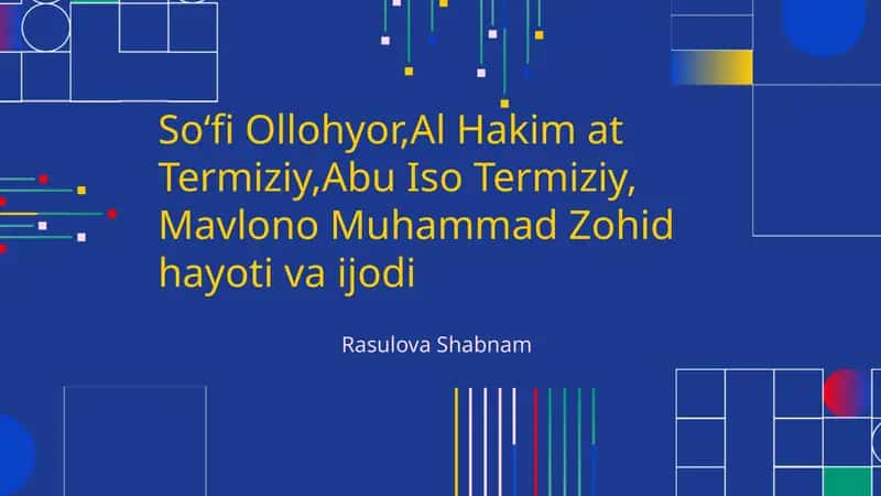 Soʻfi Ollohyor va Al Hakim: Hayoti