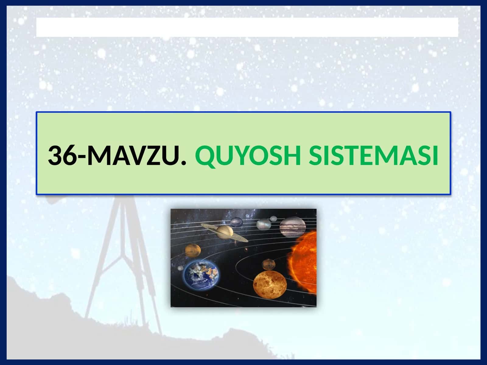 Quyosh Sisteması