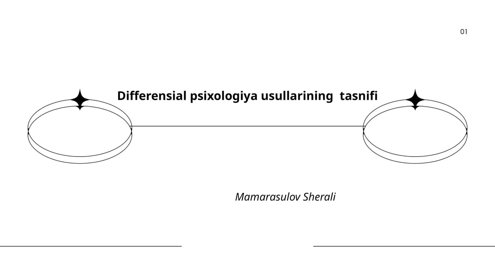 Differensial psixologiya usullarining tasnifi