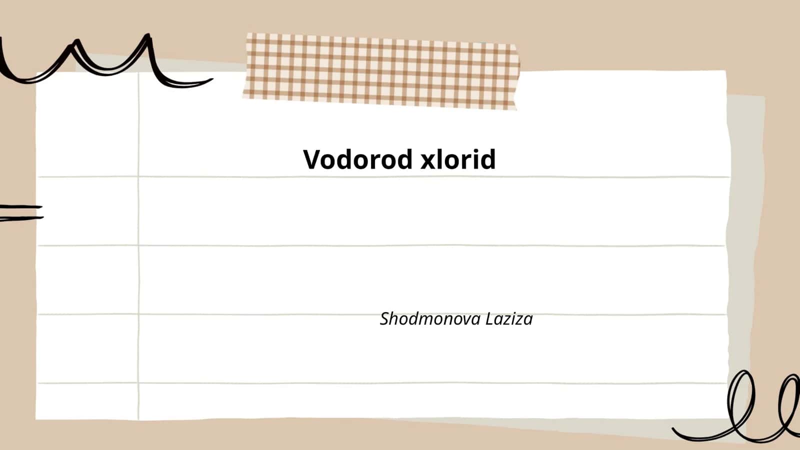 Vodorod xlorid