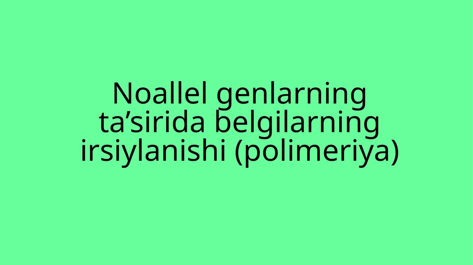Polimeriya