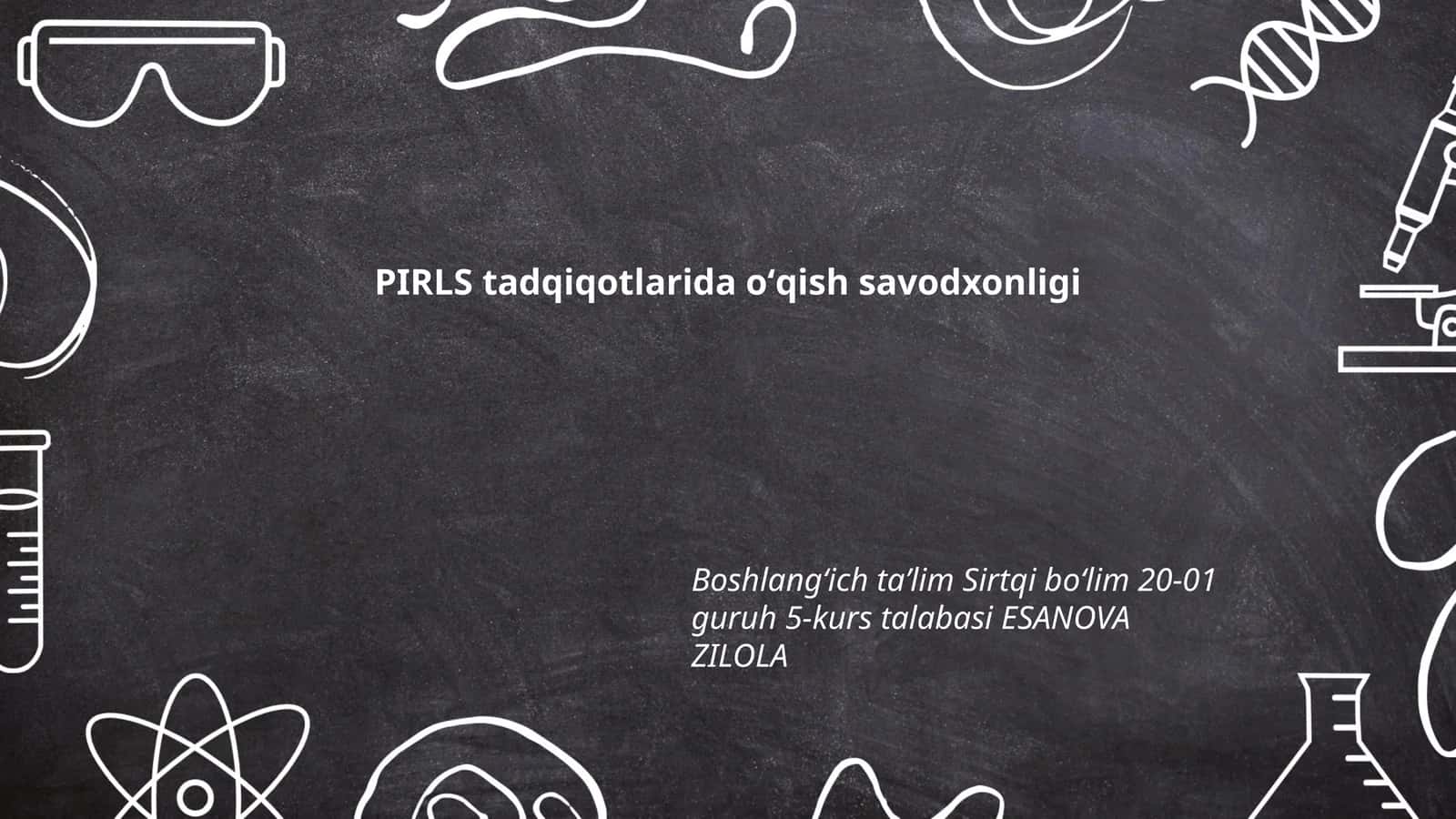 O'qish Savodxonligi va uning ahamiyati
