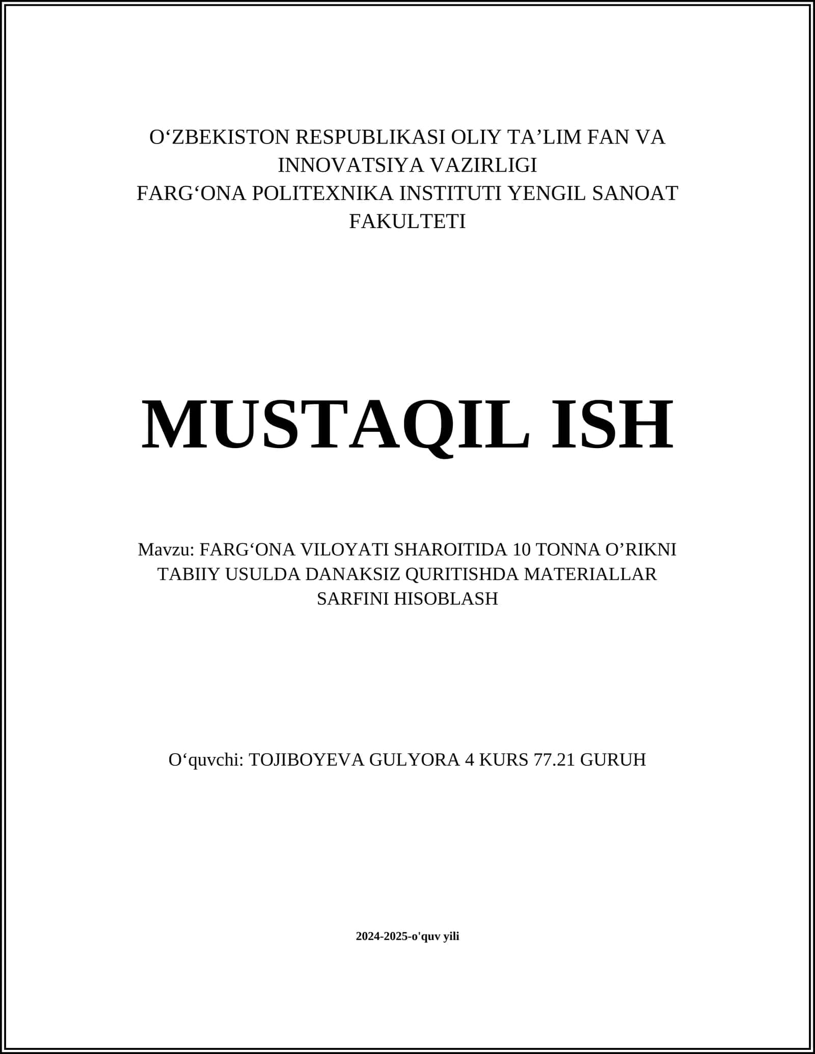 O'rikni tabiiy usulda danakasiz quritish