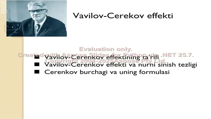 Vavilov-Cerenkov effekti