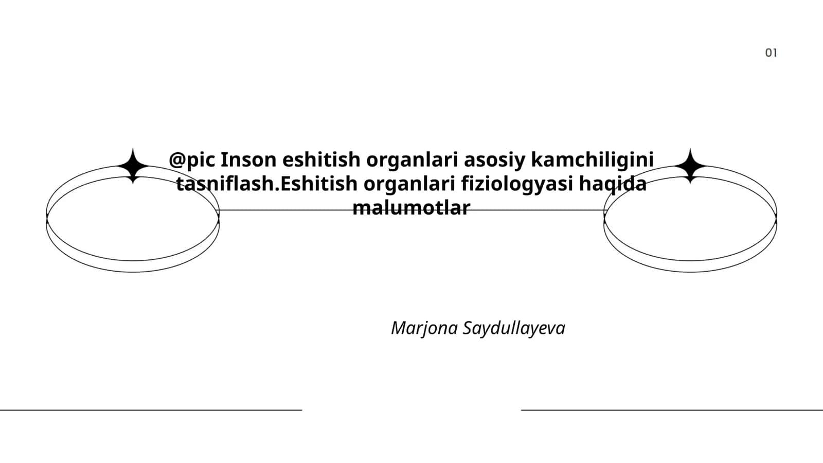Eshitish organlari asosiy kamchiligini tasniflash