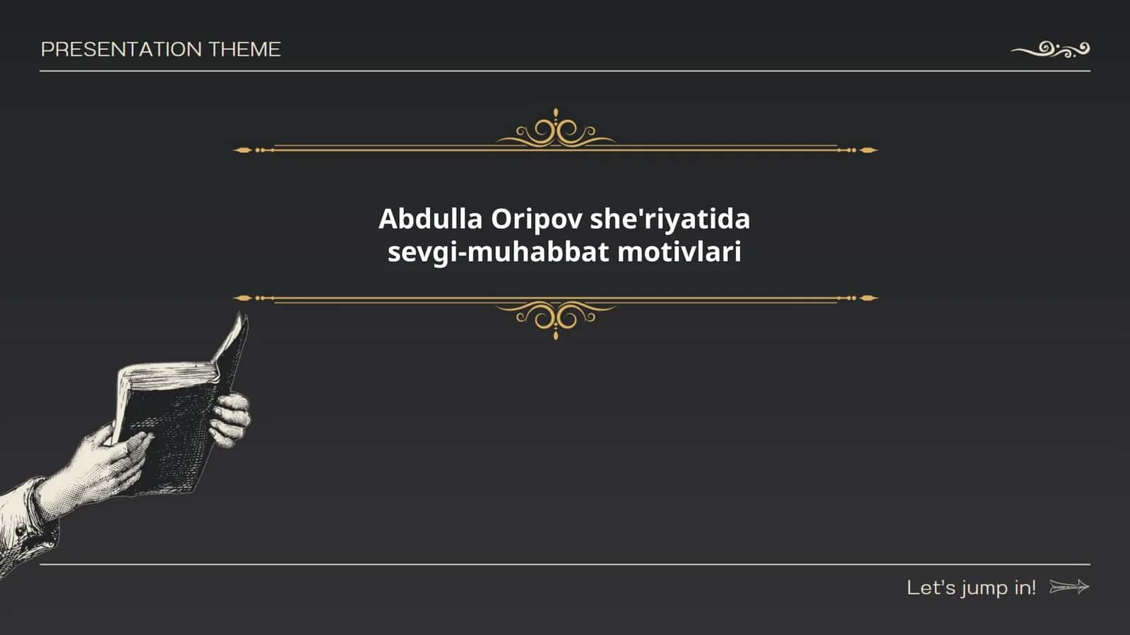 Abdulla Oripov she'riyatidasevgi-muhabbat motivlari