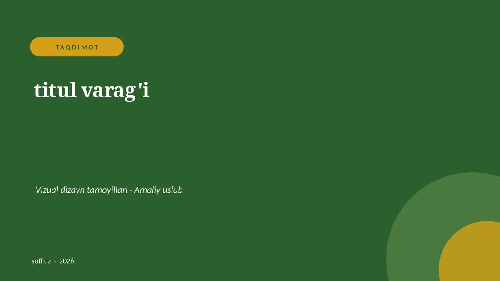 titul varag'i